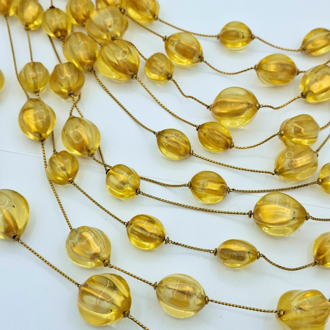 Vintage Anna Klein Beaded Necklace – view 2