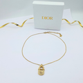 Vintage Christian Dior Padlock Necklace