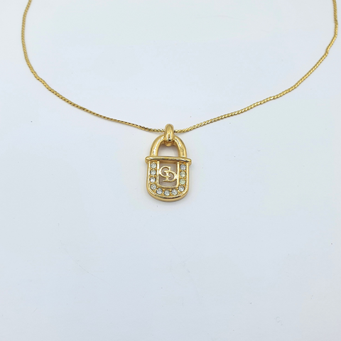 Christian Dior Hangslot Ketting