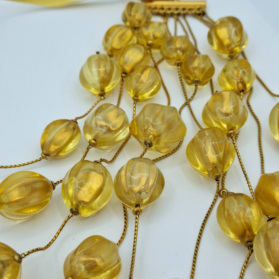 Vintage Anna Klein Beaded Necklace – view 3