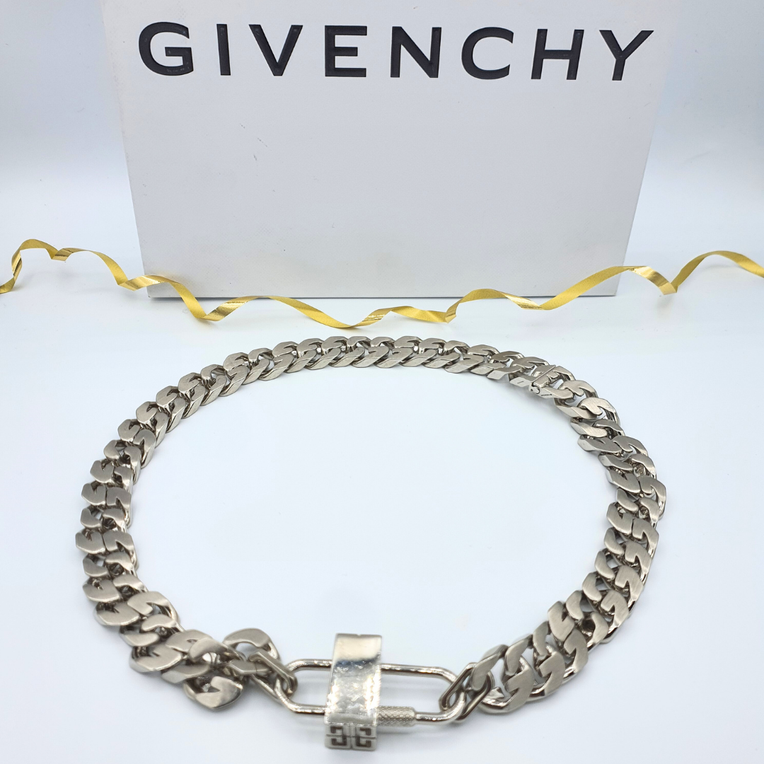 Givenchy – Vintage Silver-Tone Chain Necklace