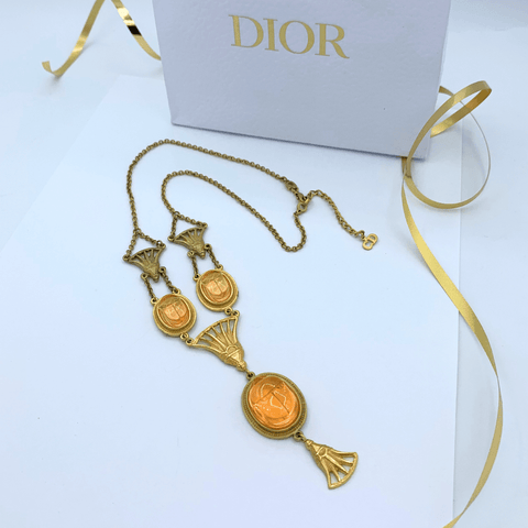 Eqyptian Revival Christian Dior Ketting