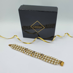Vintage Lanvin Even Rows of Pearls Bracelet