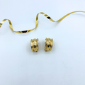 Vintage Christian Dior Pleated Clip Earrings