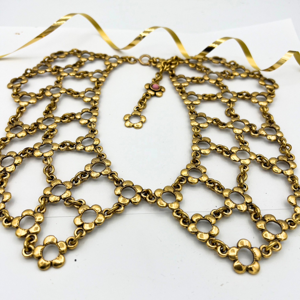 Vintage Moschino Collar Necklace – view 2