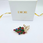 Vintage Christian Dior Brooch "Fruit de Luxe" – ca. 1950s – view 2