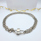 Givenchy – Vintage Silver-Tone Chain Necklace – view 2