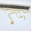 Nina Ricci – Vintage Bow Necklace with Signature Detail