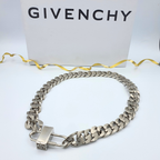 Givenchy – Vintage Silver-Tone Chain Necklace – view 4