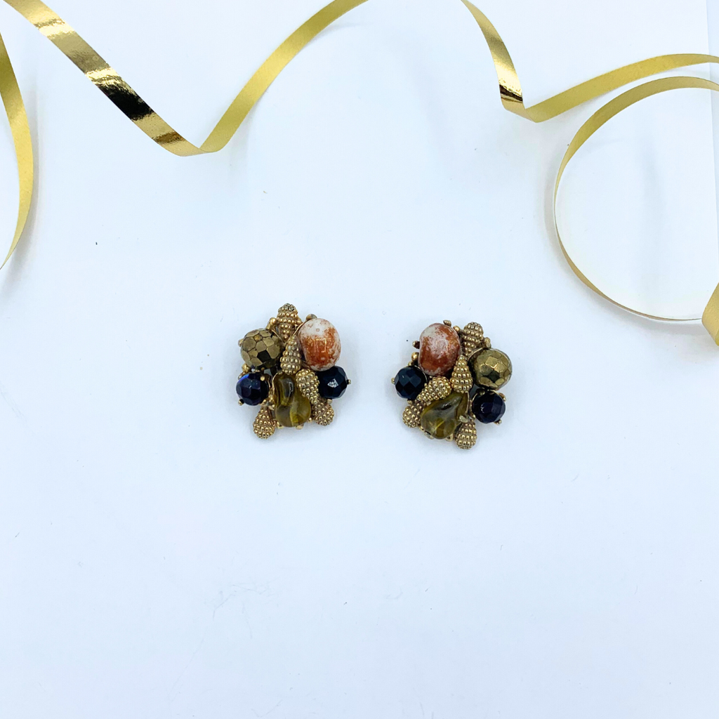 Vintage Elsa Schiaparelli Clip Earrings