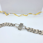 Givenchy – Vintage Silver-Tone Chain Necklace – view 5