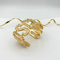 Vintage Moschino Runway Statement Cuff Bracelet