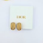 Vintage Christian Dior Hoop Clip Earrings