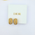 Christian Dior Clip Earrings