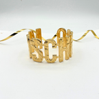 Vintage Moschino Runway Statement Cuff Bracelet – view 2