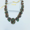 Zeldzame Christian Dior Statement Ketting – Couture Collectie 1962 – Multicolor Strass & Verguld Messing