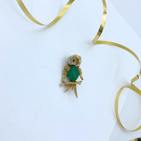 Marcel Boucher Jelly Belly Uil broche