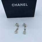 Vintage Chanel Crystal Earrings – view 2