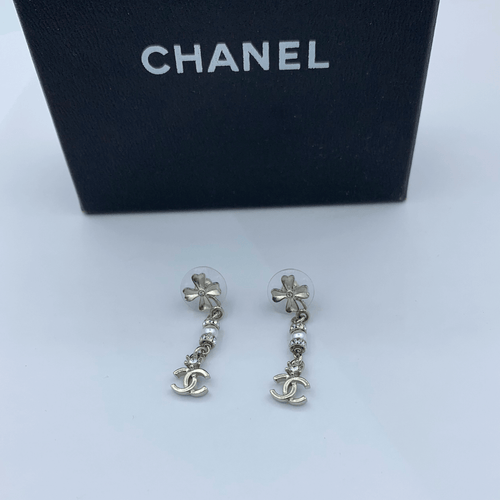 Vintage Chanel Crystal Earrings – view 2