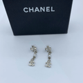 Chanel Pendant Crystal Earrings