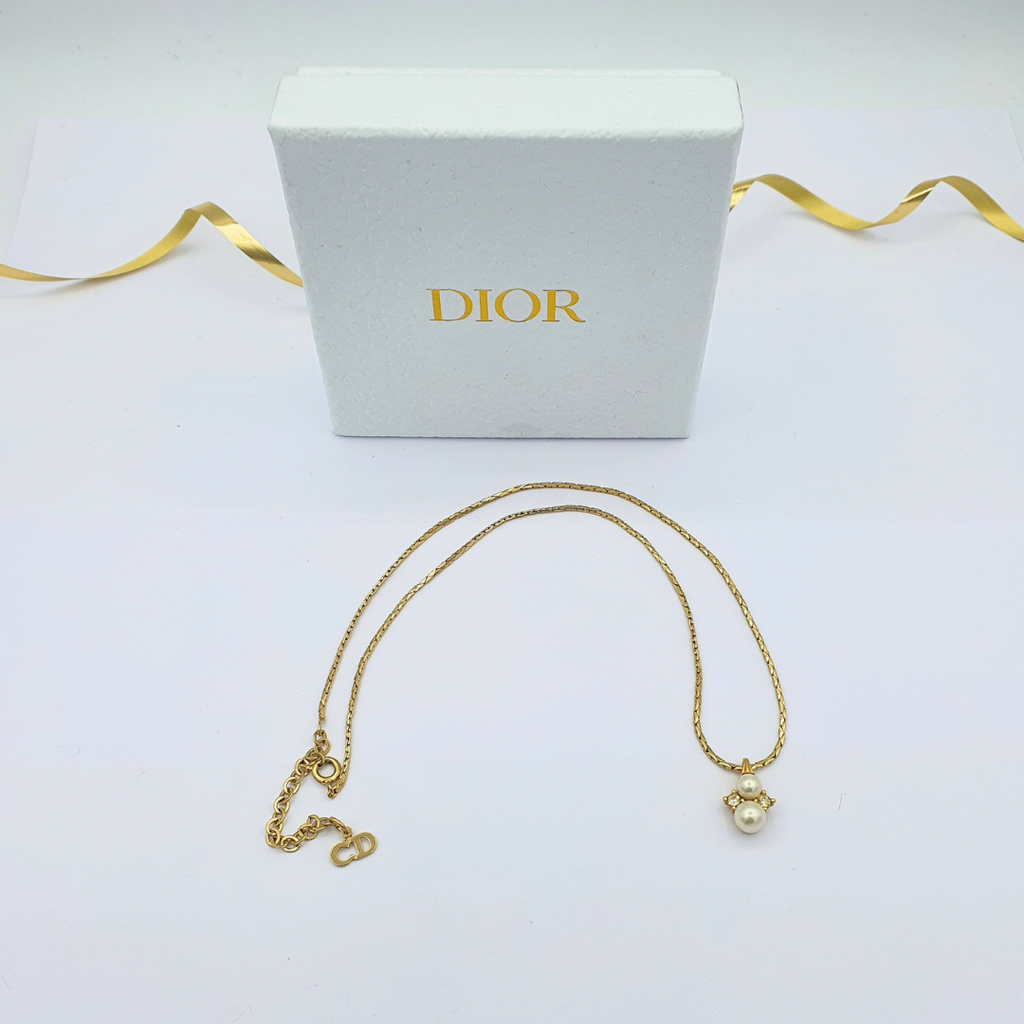 Vintage Christian Dior Pearl Necklace