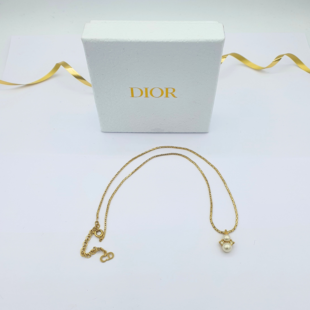 Vintage Christian Dior Pearl Necklace