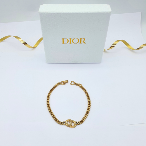 Vintage Christian Dior CD Logo Bracelet