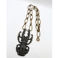 Vintage Gucci – Statement Necklace with Beetle Pendant