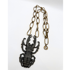 Vintage Gucci – Statement Necklace with Beetle Pendant