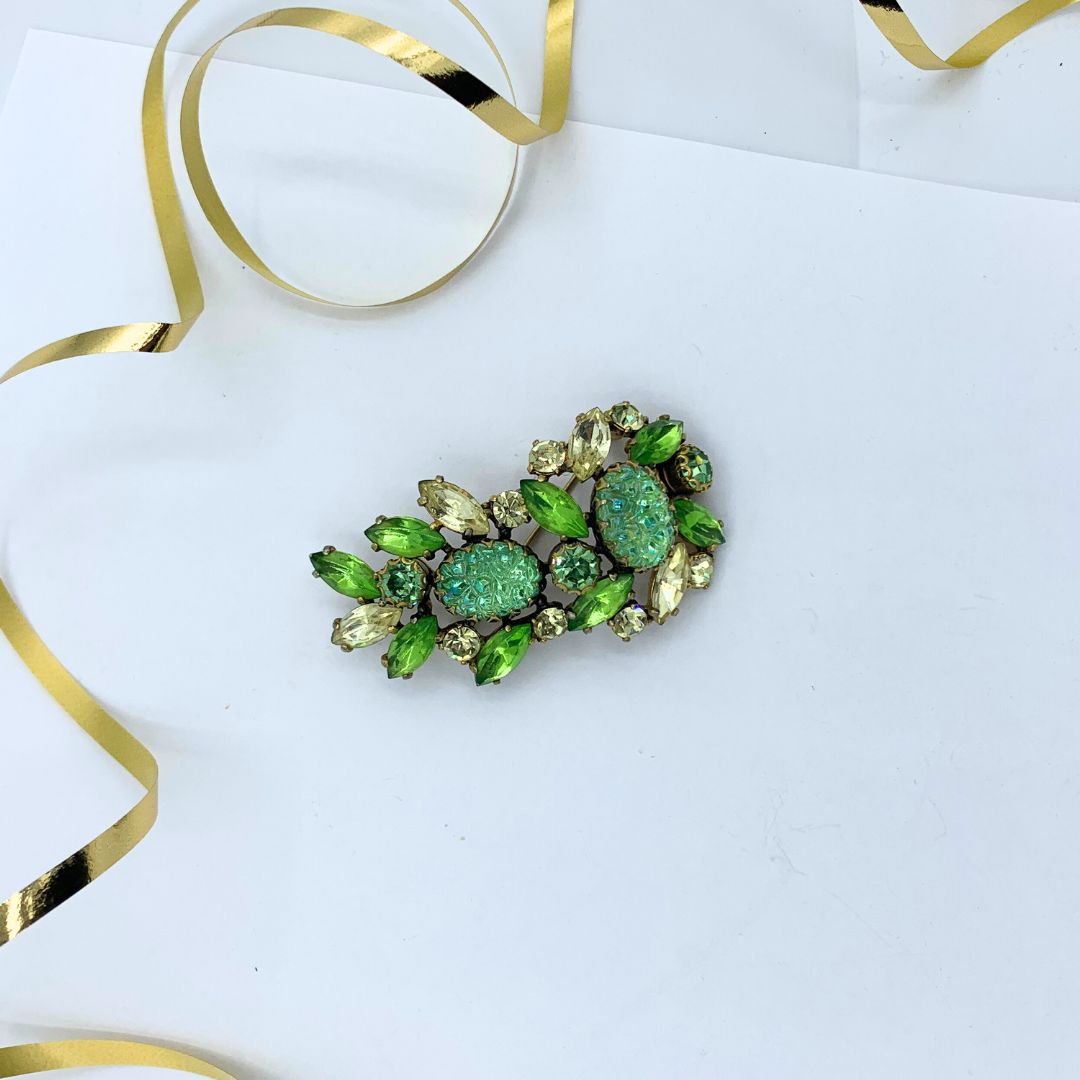 Vintage Elsa Schiaparelli 1950s 'Lava' Rock Brooch – view 4
