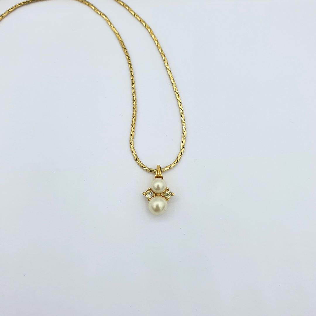 Vintage Christian Dior Pearl Necklace – view 3