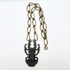 Vintage Gucci – Statement Necklace with Beetle Pendant – view 3