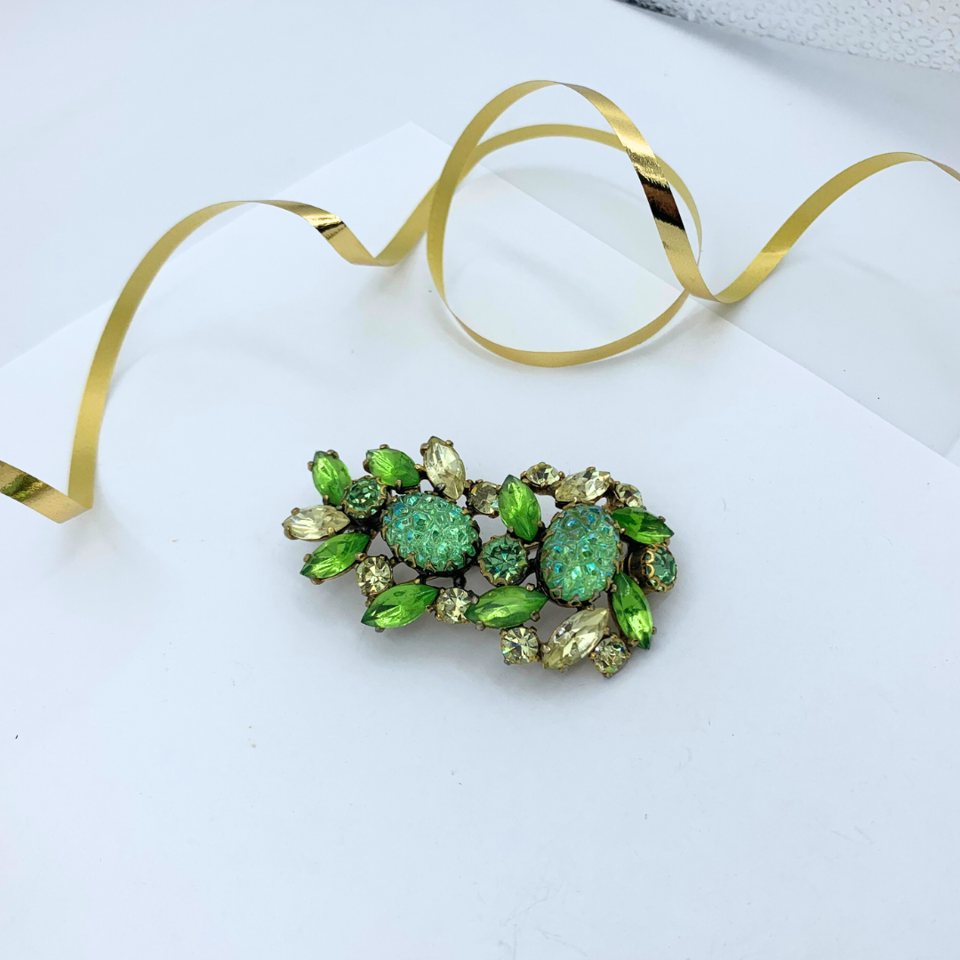 Vintage Elsa Schiaparelli 1950s 'Lava' Rock Brooch