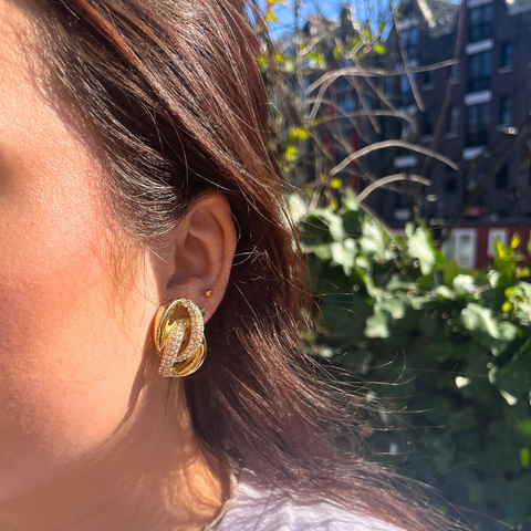 Christian Dior Clip Earrings