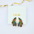 Vintage Christian Dior Ear Clips "Cascade de Couleurs" – 1969
