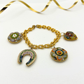 Vintage Moschino Mosaic Bracelet