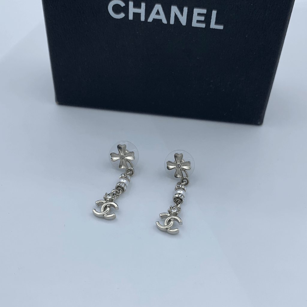 Vintage Chanel Crystal Earrings