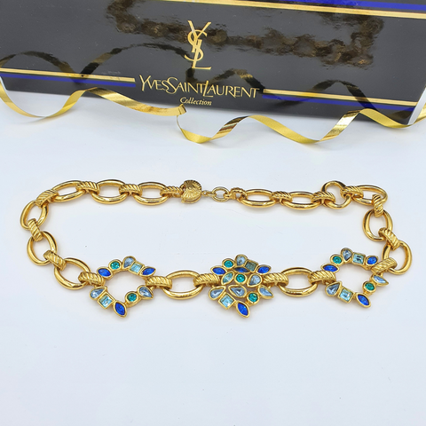 Yves Saint Laurent Florale Motieven  Ketting