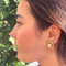 Christian Dior Faux Pearl Clip Oorbellen