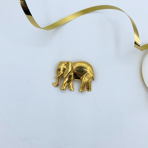Vintage Carven Elephant brooch