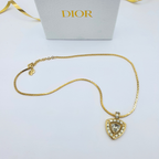 Vintage Christian Dior Triangular Necklace – view 2