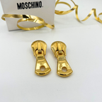 Vintage Moschino Zip Fastening Earrings – view 2