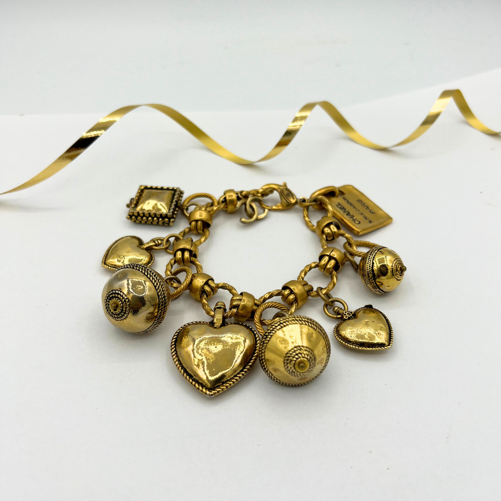 Vintage Chanel CC Charm Bracelet – view 6