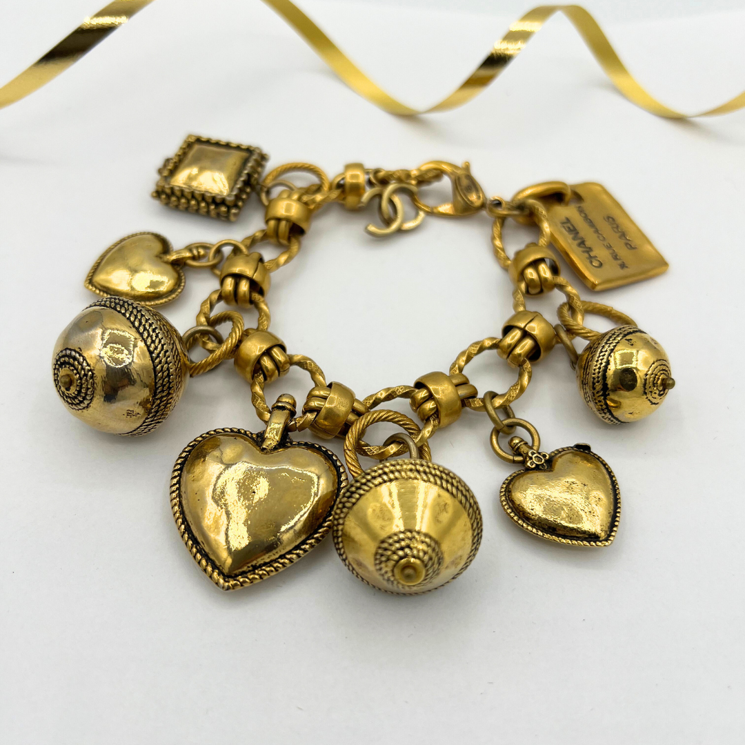 Vintage Chanel CC Charm Bracelet – view 2