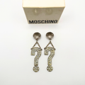 Moschino – Vintage Crystal Question Mark Earrings
