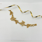 Vintage Christian Lacroix Abstract Figures Bracelet