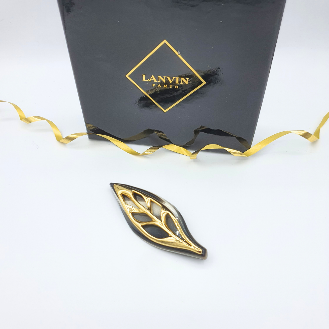 Lanvin – Vintage Leaf-Shaped Brooch