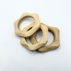 Vintage Lanvin Paris – Sculptural Wooden Bracelet – view 6