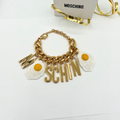 Vintage Moschino Fried Egg Bracelet