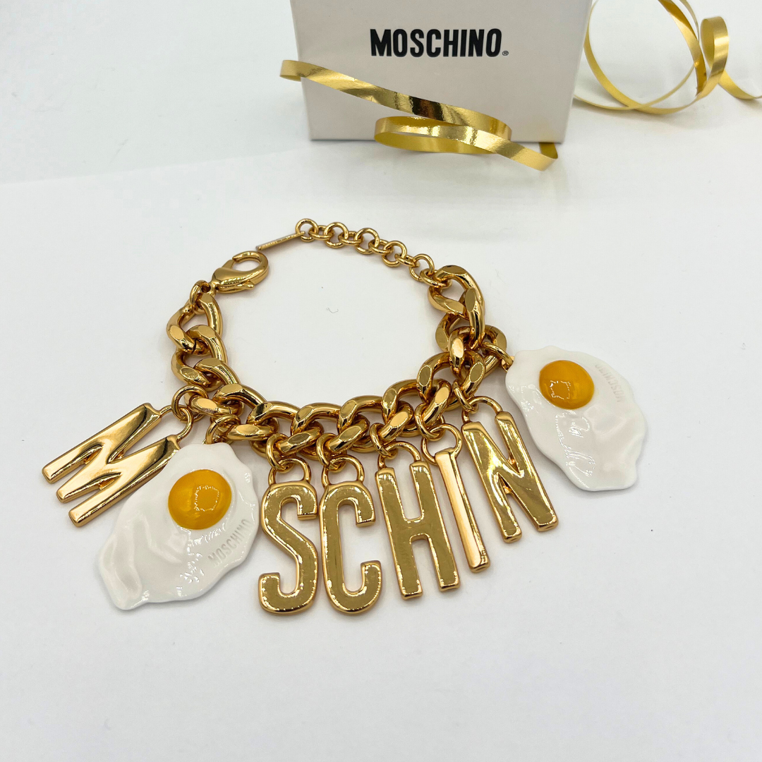 Vintage Moschino Fried Egg Bracelet – view 2